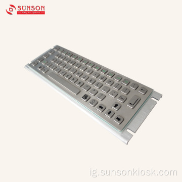 Keyboard Metal Waterproof na bọl bọl